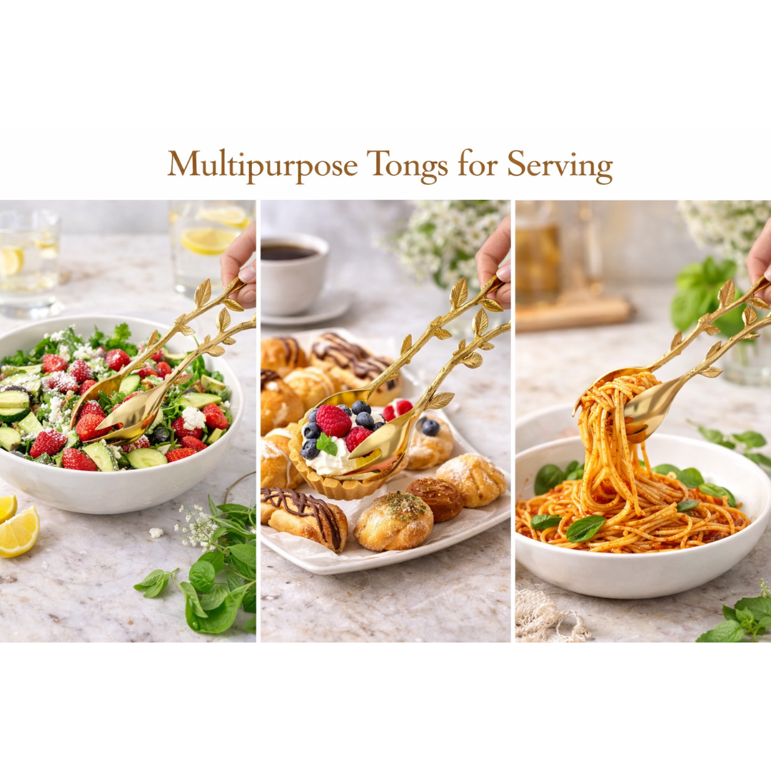Botanica Gold Salad Server Set