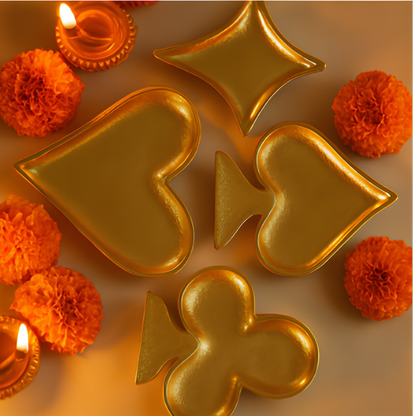 Royal Flush Trinket Dishes