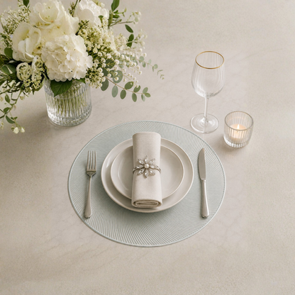 Swirl Placemat (Silver & Gold)