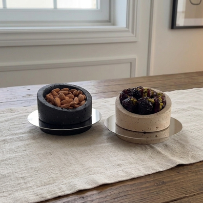 Luxe Stone Accent Bowl