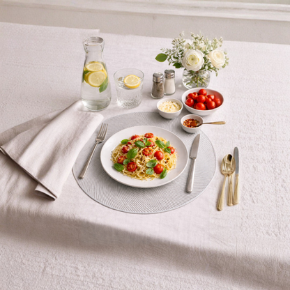 Swirl Placemat (Silver & Gold)