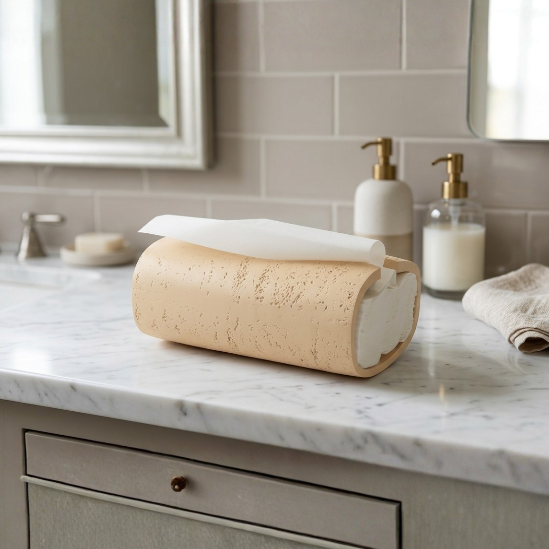 Marble Aesthetic Tissue Holder
