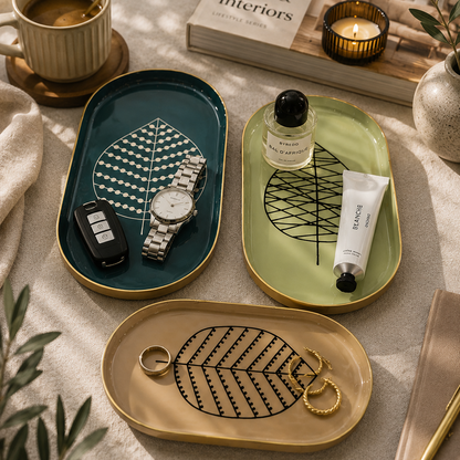 Signature Leaf Tray Set