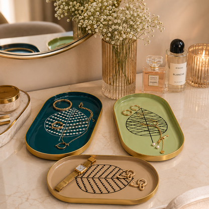 Signature Leaf Tray Set