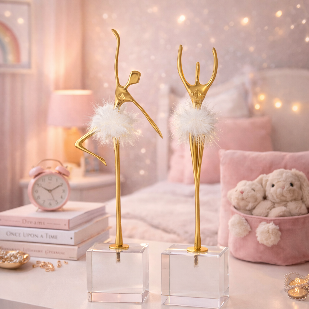 Dancing Ballerina Decorative Figurines (Set of 2)