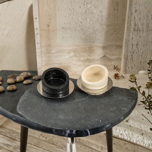 Luxe Stone Accent Bowl